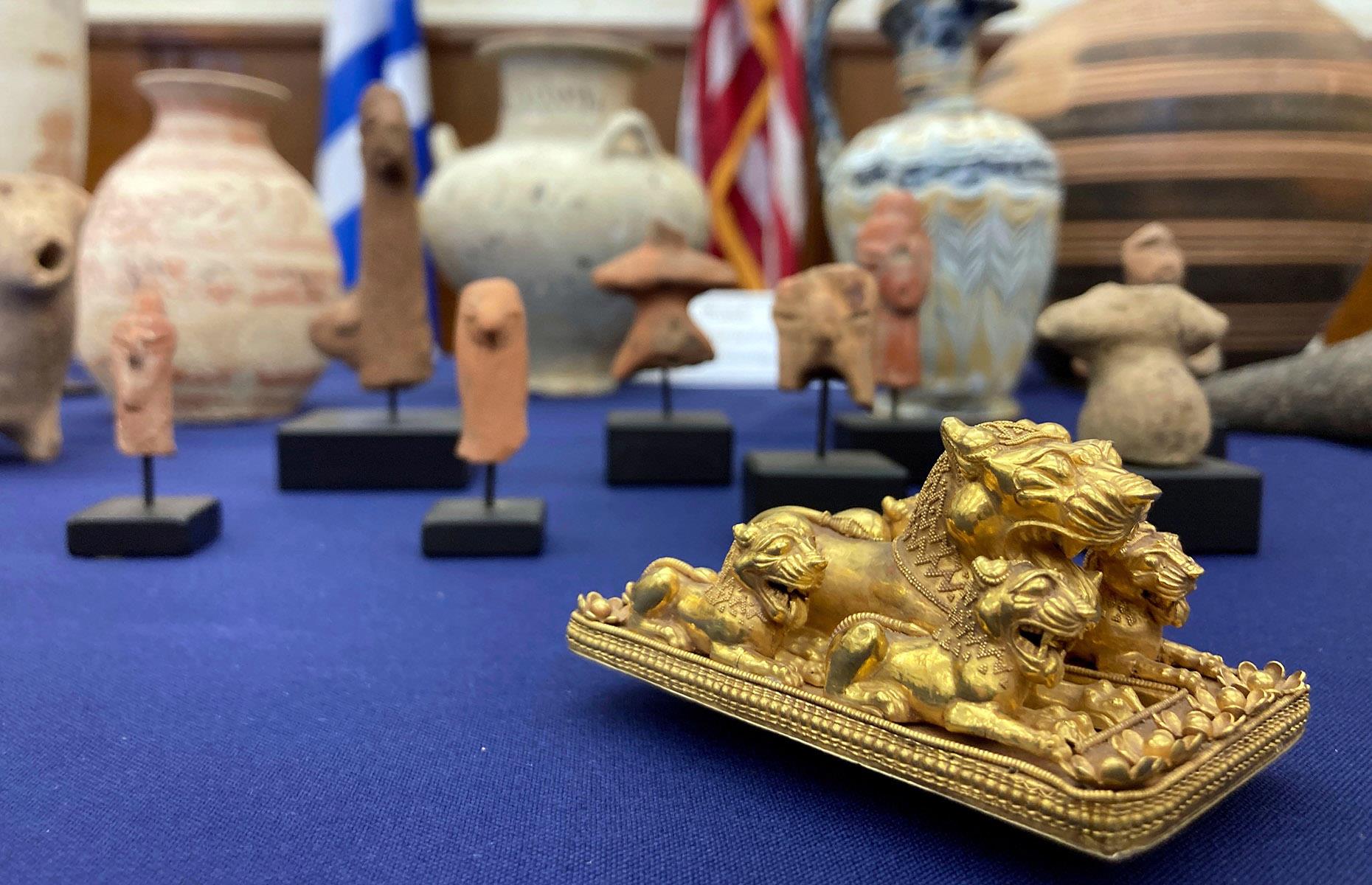 $70 million-worth of plundered antiquities